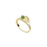 Heart and Crown Ring