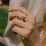 Heart and Crown Ring