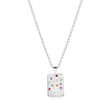 Rainbow Baby Story Tag Necklace